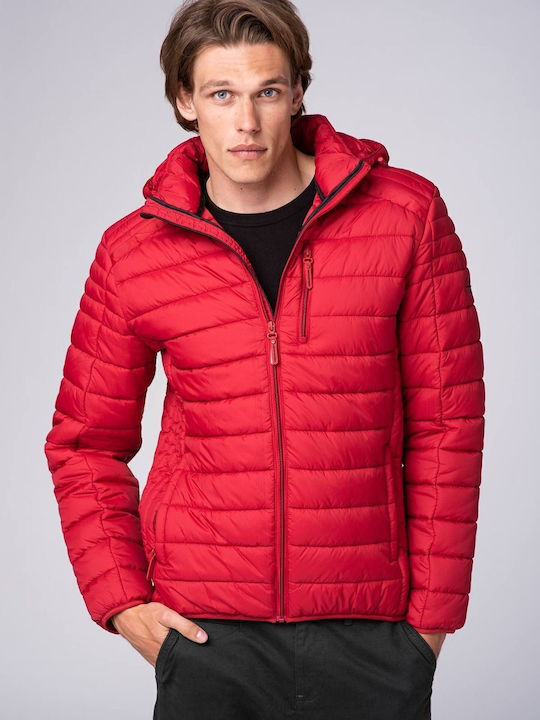 Volcano J‑EMPO Lightweight Hooded Jacket - Red