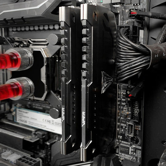 Patriot Viper Steel DDR4 με Module 1x8GB και Ταχύτητα 3600 για Desktop