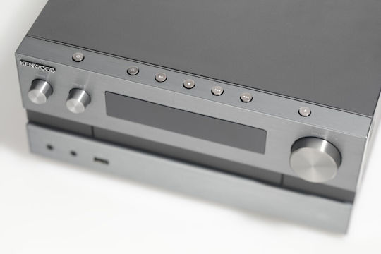 Kenwood Ηχοσύστημα 2.0 M-918DAB-H 100W με CD / Digital Media Player, WiFi και Bluetooth Ασημί