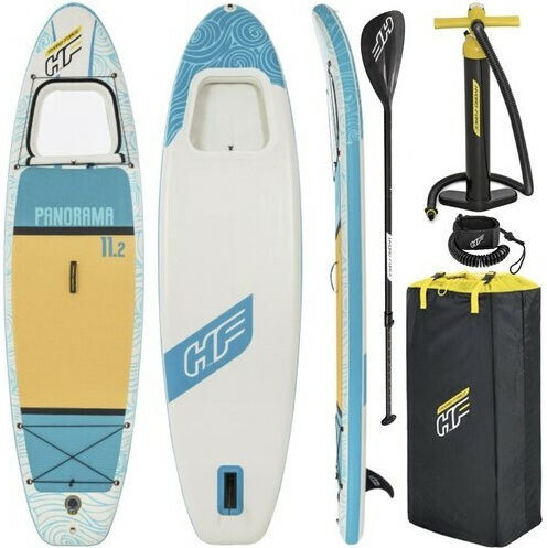 Bestway Hydro Force Panorama Φουσκωτή Σανίδα SUP με Μήκος 3.4m Πολύχρωμη