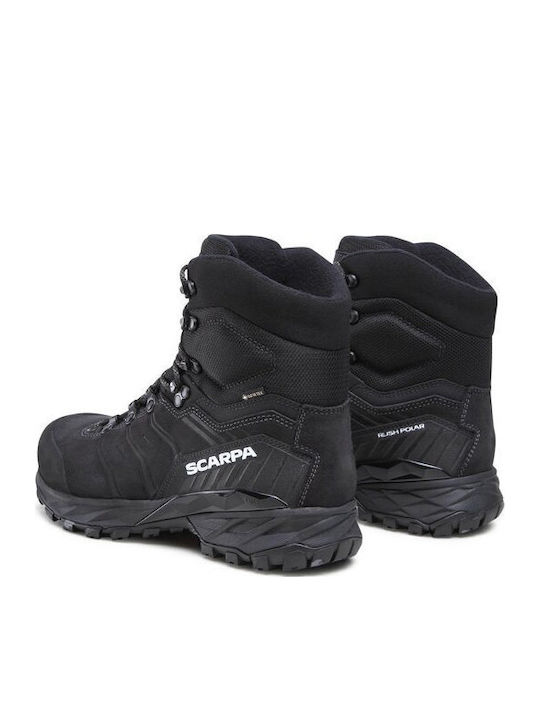 Scarpa Rush Polar GTX Ανδρικά Ορειβατικά Μποτάκια Αδιάβροχα με Μεμβράνη Gore-Tex Μαύρα