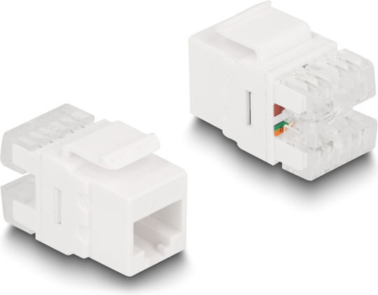 DeLock DeLock Network Keystone Set Base with 3 Keystone Modules RJ45/RJ11 Cat 6 1 Piece 87104