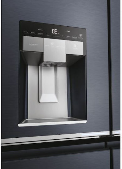 Haier Ψυγείο Ντουλάπα 601lt NoFrost Υ177.5xΠ90.8xΒ75εκ. Γκρι HCR7918EIMB