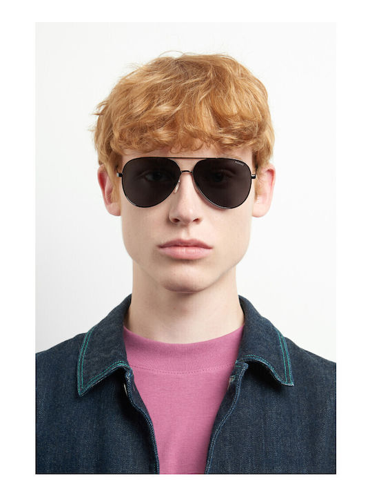 Polaroid Unisex Sunglasses with Gray Metal Frame and Gray Polarized Lens PLD6187/S KJ1M9