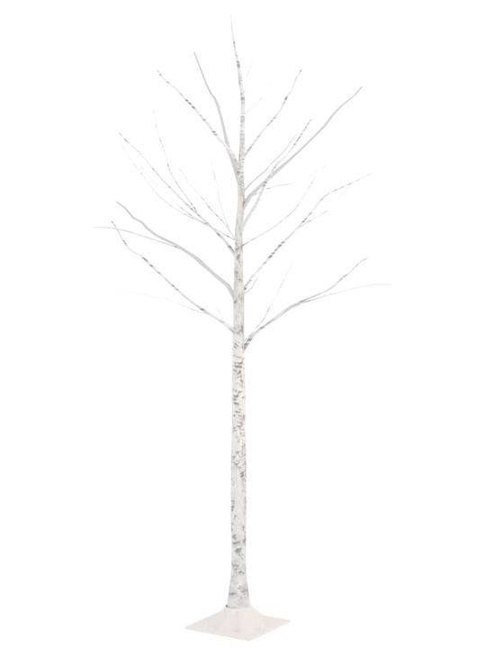 vidaXL Christmas Decorative Illuminated Tree 150cm Electric White