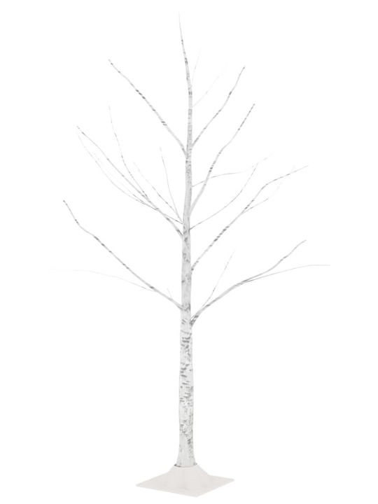 vidaXL Christmas Decorative Illuminated Tree 120cm Electric White