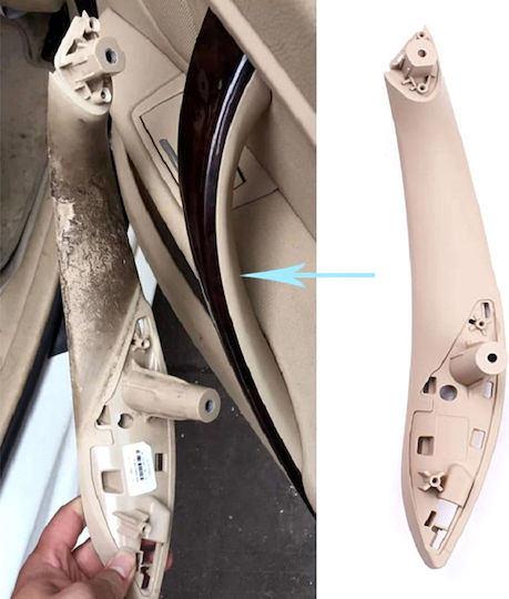Carner Door handle Interior for BMW 3 with installation Rear Right BMW Series 3 F30 / F31 11-18 0027720