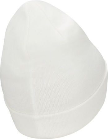 Sportswear Beanie Frauen Beanie mit Rippstrick in Weiß Farbe