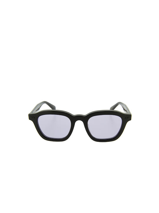 Gast Mente Sunglasses with Black Plastic Frame and Purple Lens ME05