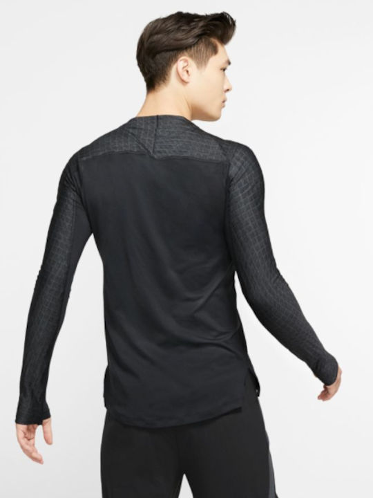 Nike Pro Utility Therma Ισοθερμική Μπλούζα Μαύρη