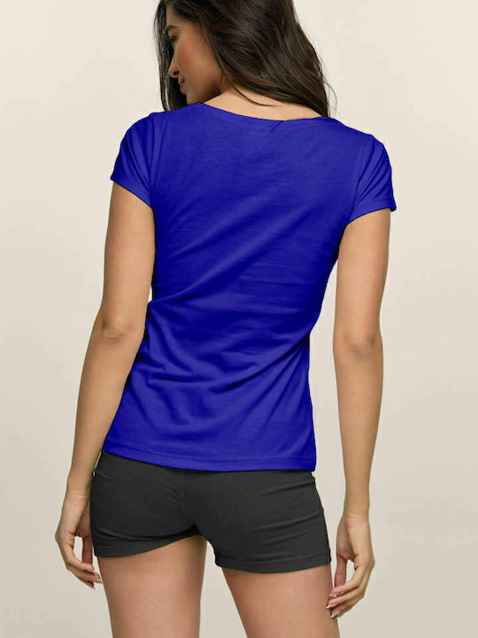 Damen T-Shirt Blau