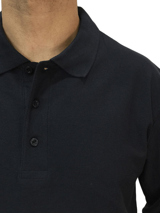 Estrella Polo Μπλούζα Μακρυμάνικη Navy Μπλε