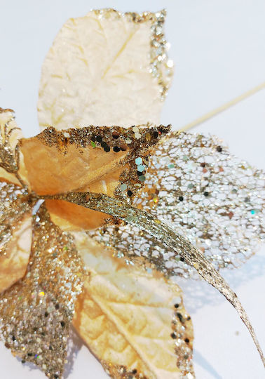 Inart Weihnachtsdekoration Blume Länge 60cm. Alexandriner