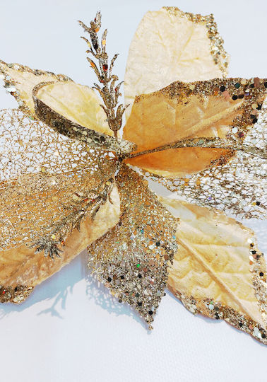 Inart Weihnachtsdekoration Blume Länge 60cm. Alexandriner