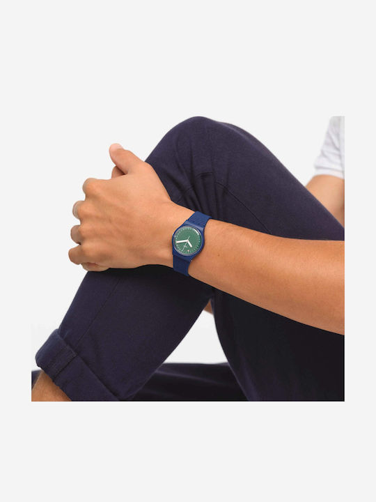 Swatch Swatch Ρολόι Μπαταρίας με Καουτσούκ Λουράκι Swatch Swatch Ρολόι Μπαταρίας με Καουτσούκ Λουράκι