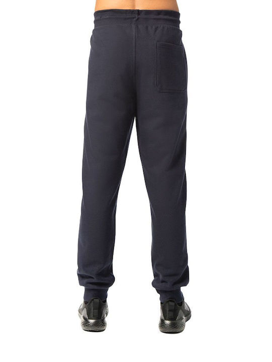 Be:Nation Men's Sweatpants with Rubber Navy Blue