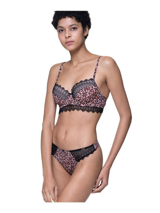 Zena Eco Animal Balconette Mehrfarbig Σουτιέν Liegestütz mit Bügel