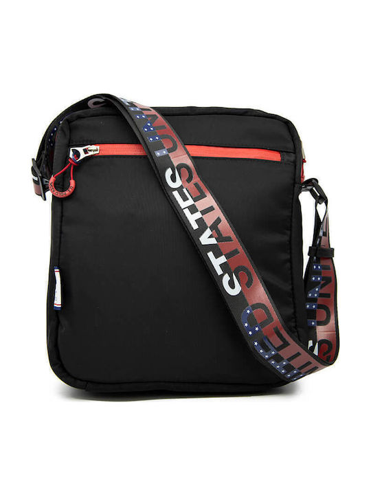 Bozeman Herrentasche Schulter / Crossbody Schwarz