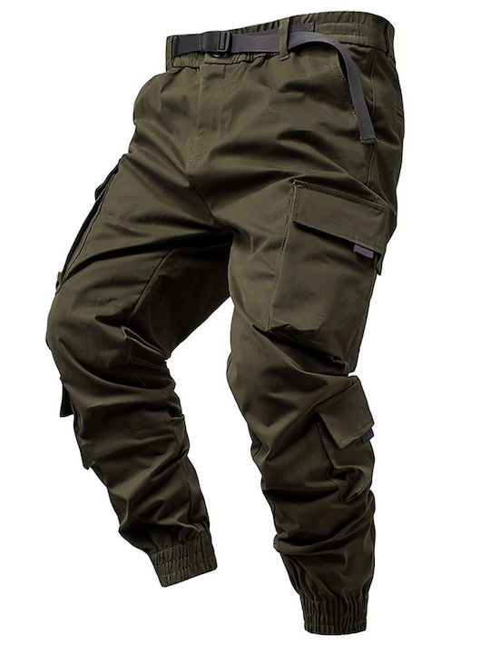 Fabric cargo trousers khaki Khaki