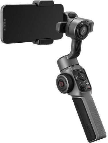 Zhiyun Smooth 5S Combo Phone Gimbal with 3 Axis Stabilization and 24 Operating Hours Gray