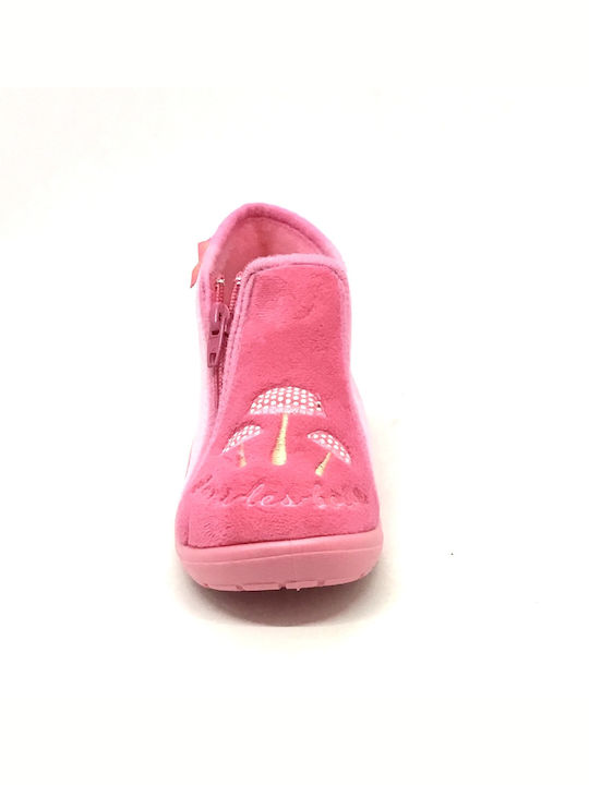 Mini Max Anatomic Kids Slipper Ankle Boot Fuchsia