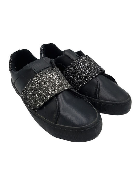 Kinder Sneakers mit Klettverschluss Schwarz