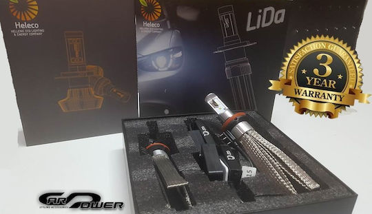 Heleco Lamps Car H1 Canbus LED 6000K Cold White 12-24V 60W 2pcs