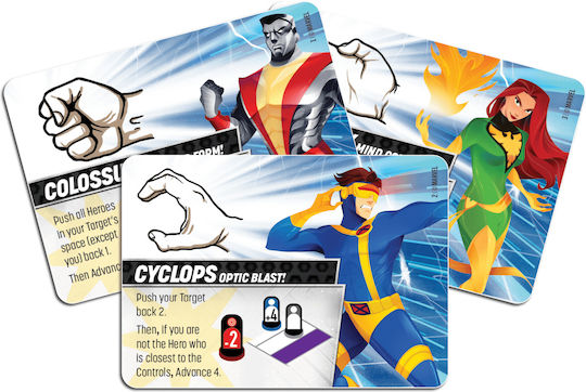 Board Game Marvel: Rock Paper Heroes: Enter the Danger Room for 3-6 Players 12+ Years Old (EN) WizKids