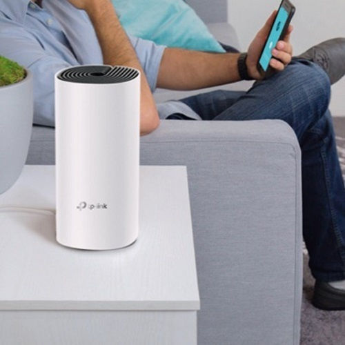 TP-LINK Deco M4 v2 Zugangspunkt mit Mesh Wi‑Fi 5 Dualband (2,4 & 5 GHz) Einzelner Bausatz