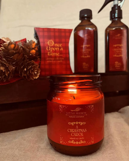 Little Secrets Χριστоулгенски свещи и свещници Стъклен Свещ Черен A Christmas Carol