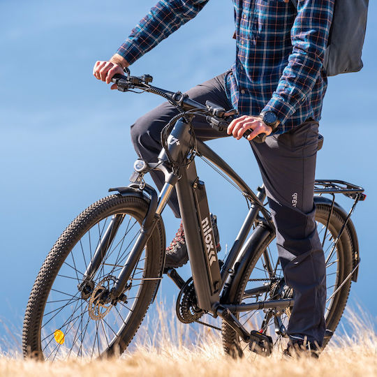 Nilox Doc X7 Plus 27.5" 2022 Μαύρο Ηλεκτρικό Ποδήλατο Trekking