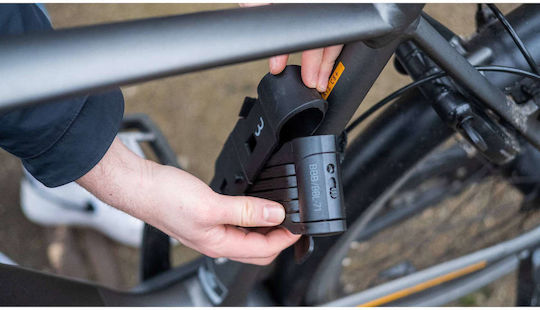 BBB Powerfold BBL-71 Bicycle Folding Lock with Key Black