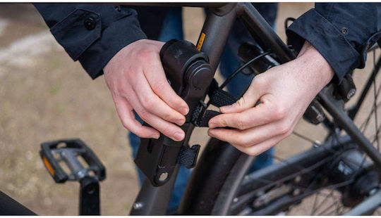 BBB Powerfold BBL-71 Bicycle Folding Lock with Key Black