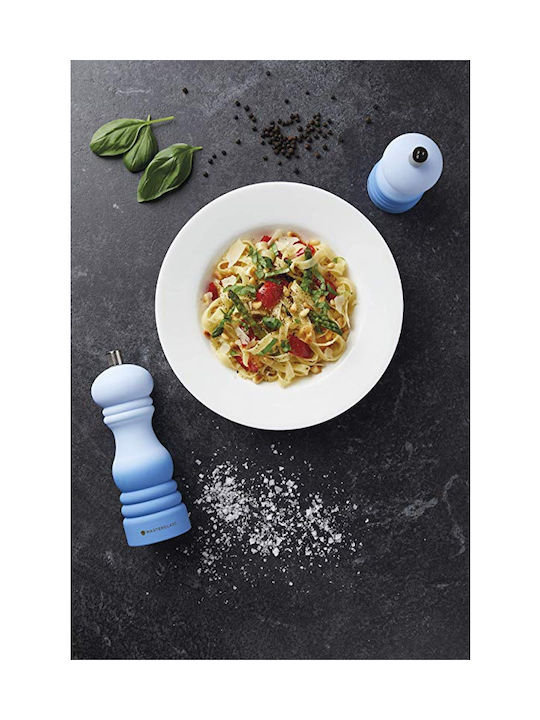 Kitchen Craft Capstan Manual Wooden Pepper Mill 12cm Blue