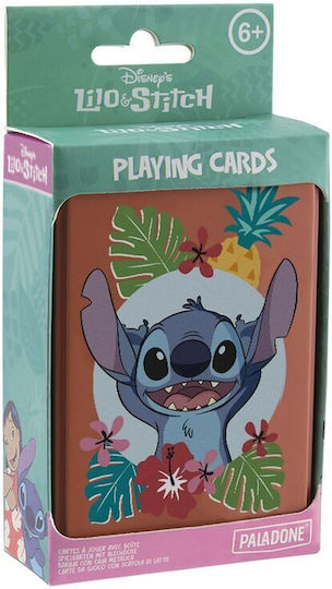 Paladone Lilo + Stitch Колекционерска Тесте Пластмасово покритие за Покер В метална кутия