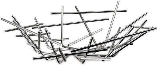Alessi Blow Up Obstschale Inox Silber 33x33x10.5cm