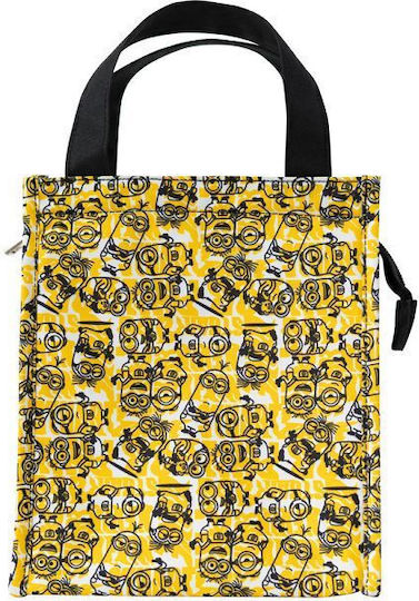 Grupo Erik School Insulated Hand Lunch Bag 14lt Yellow Minions 20 x 13 x 23cm