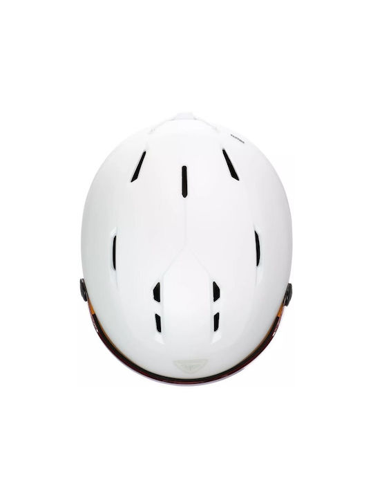 Rossignol Fit Visor Impacts Γυναικείο Κράνος για Σκι & Snowboard σε Λευκό Χρώμα