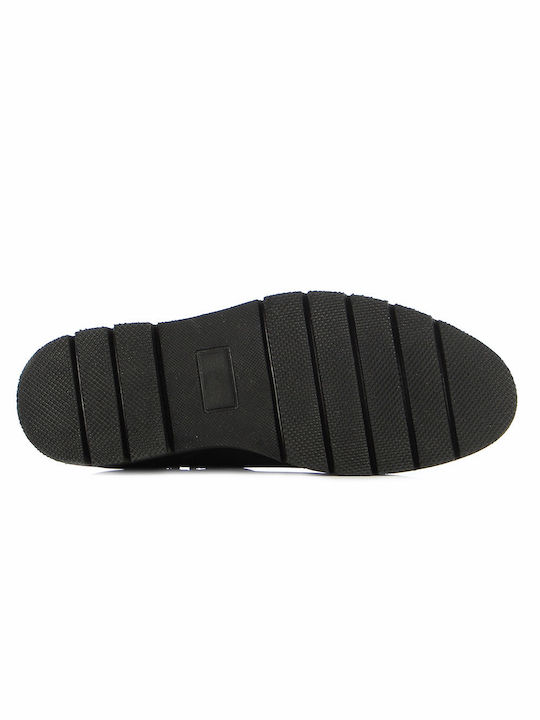 Suede Chelsea-Stiefel Herrenstiefel Schwarz
