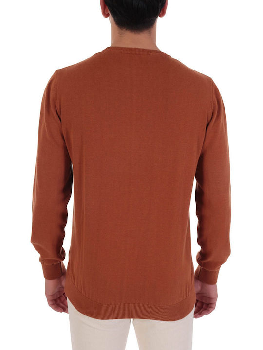 Dors Men's Long Sleeve Sweater Brown