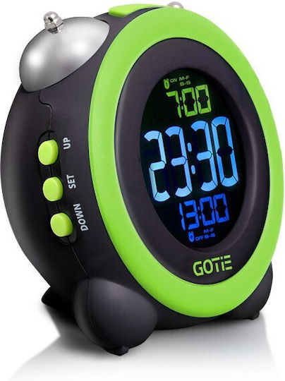 Gotie Gotie Tabletop Digital Clock with Alarm GBE-300Z