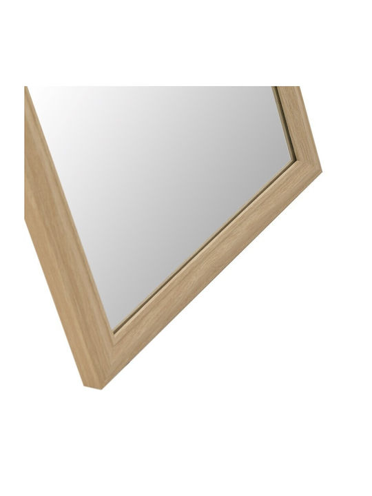 Click Boden- oder Standspiegel mit Beigem Holzrahmen 155x35cm