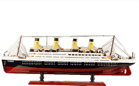 SP Souliotis Decorative Wooden Ship Titanic 55x7x23cm