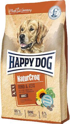 Happy Dog NaturCroq Adult 11kg Hrană Uscată pentru Câini Adulți cu Vițel și Orez