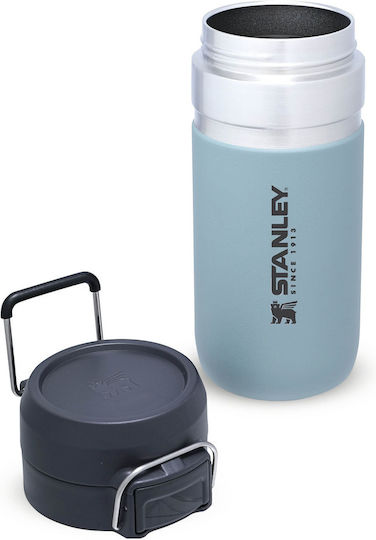 Stanley Go Quick Flip Bottle Thermos Stainless Steel BPA Free 470ml Shale with Mouthpiece