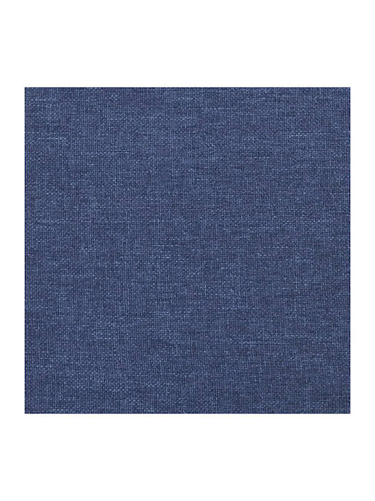Doppelbett Mit Stoff Blau Für Matratze 140x200cm