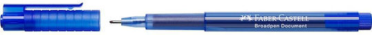 Faber-Castell Broadpen Document Μαρκαδόρος Σχεδίου Μπλε 0.8mm