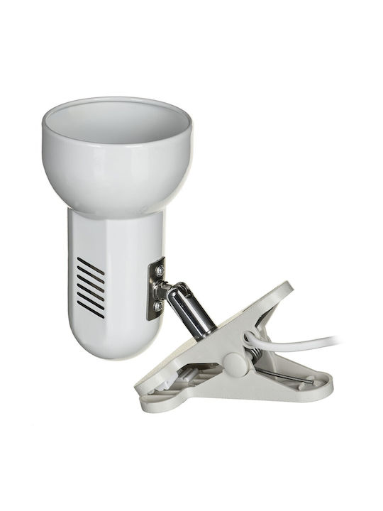 Active Jet AJE-CLIP White Office Lamp for Socket E27 and Clip in White Color