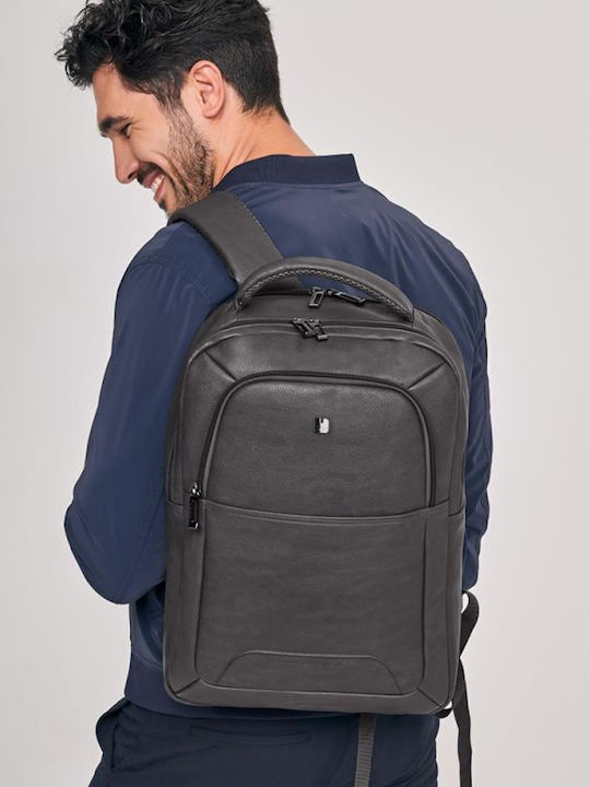 Gabol Decker Τσάντα Πλάτης για Laptop 15.6" σε Καφέ χρώμα