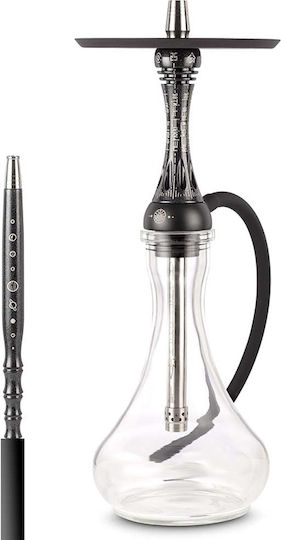 Hookah Ναργιλές X “Stratos” Μονός Μαύρος 50cm
